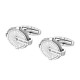 PE TECHIE FULL SS CABLE&PLATE CUFFLINKS