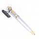 PE AVENIR SS TEXTURED PEN W/GP T RIMS PE AVENIR SS TEXTURED PEN W/GP T RIMS