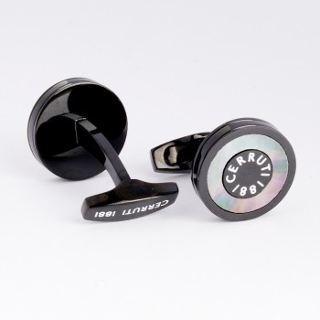 CE LORENZO IP BLK CUFFLINK