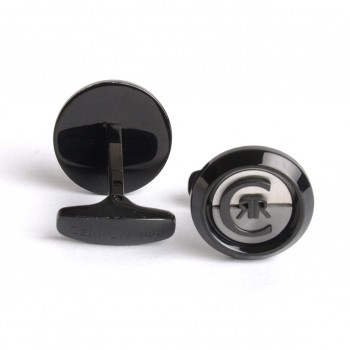 CE RENATO IP BLK, IP GUN CUFFLINK