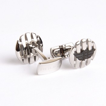 PE ONSET SS & BLK WING LOGO CUFFLINKS